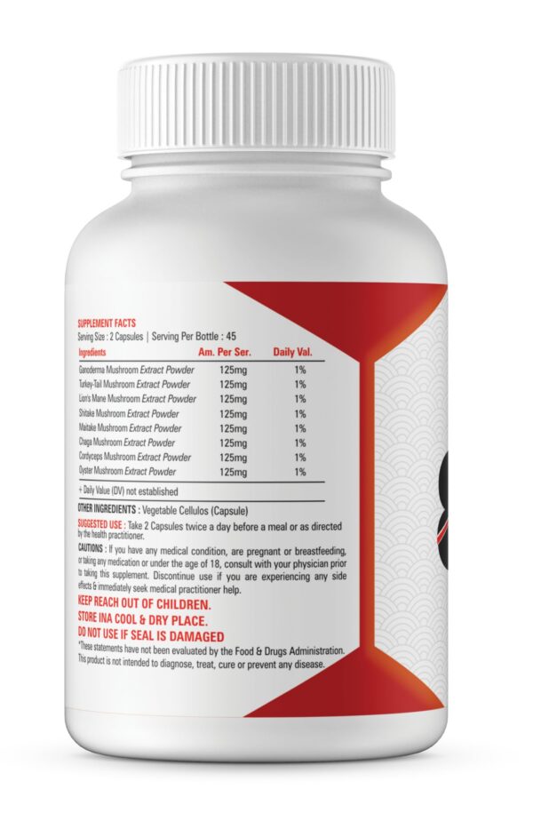 Extractos de hongos para apoyo inmunológico y energía