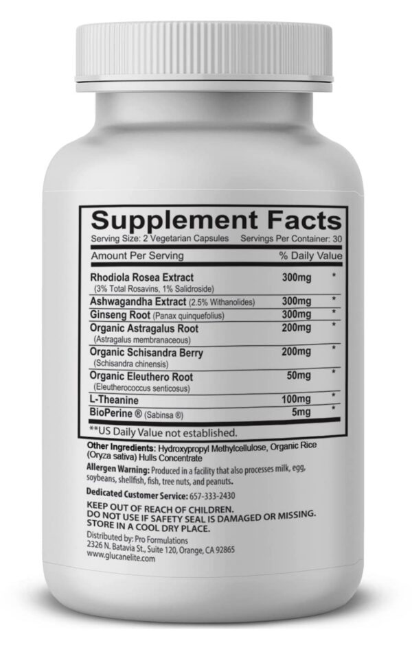 Extractos naturals en Adaptogen Elite Pro Formulations MD