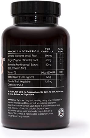 Extractos naturales en Watermans Allevi8 suplemento ayurvédico
