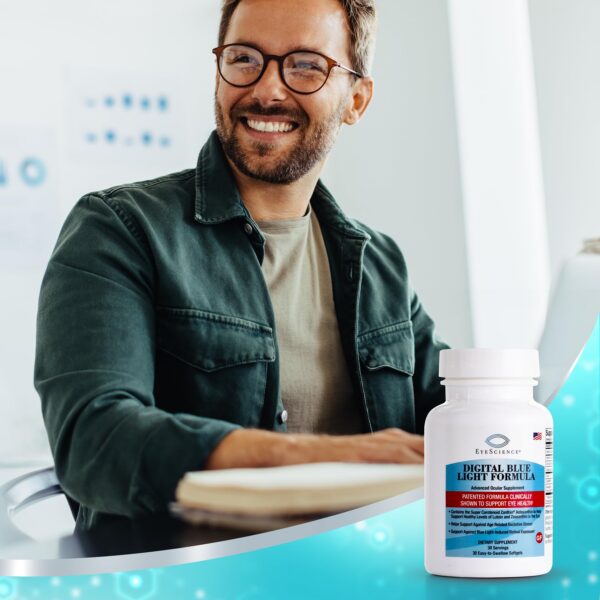 Version 1.0.0 Frasco de EyeScience con 30 softgels