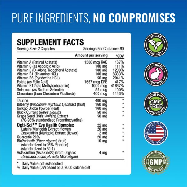Etiqueta EyeSyl en primer plano