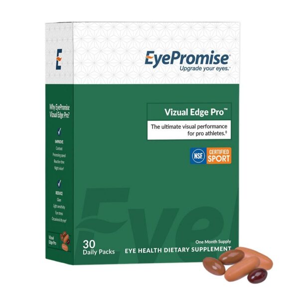 Frente de EyePromise Vizual Edge Pro 30 sobres