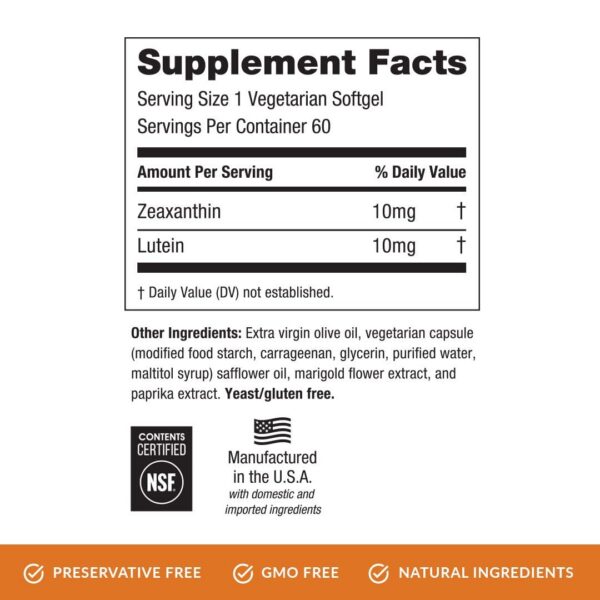 Cápsulas blandas EyePromise para salud visual nutrimental