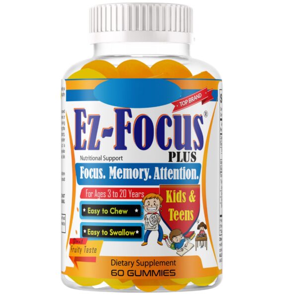 Ez-Focus Omega 3 niños etiqueta frontal
