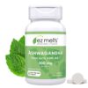 EZ Melts Ashwagandha suplemento disoluble sabor menta