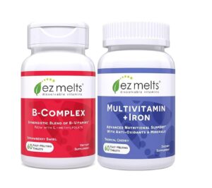 Frente de EZ Melts B Complex gomitas