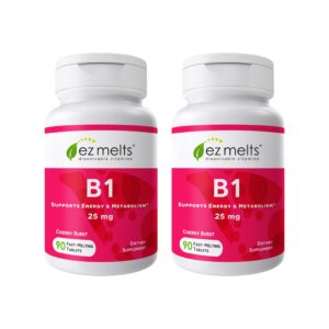 Frente de EZ Melts B1 disoluble 25 mg
