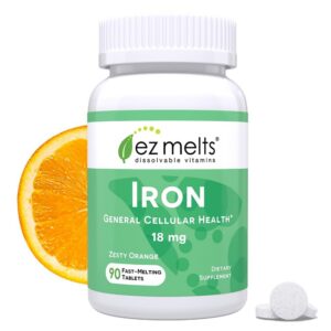 Version 1.0.0 Frente de EZ Melts Iron sabor naranja
