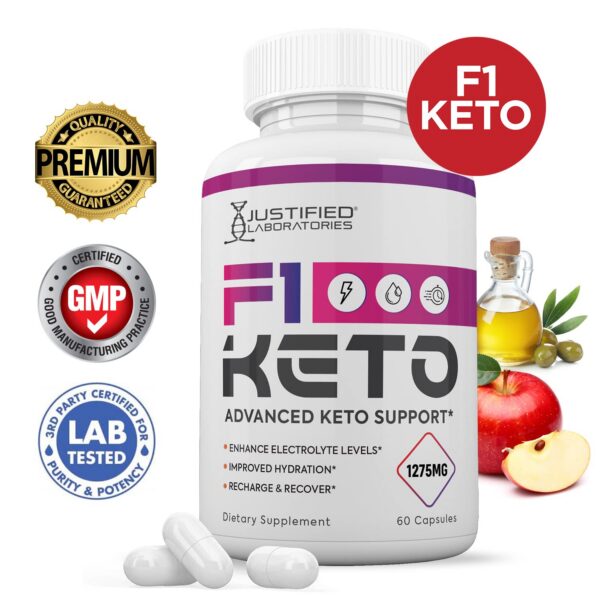 Etiqueta de F1 Keto Pills 1275MG