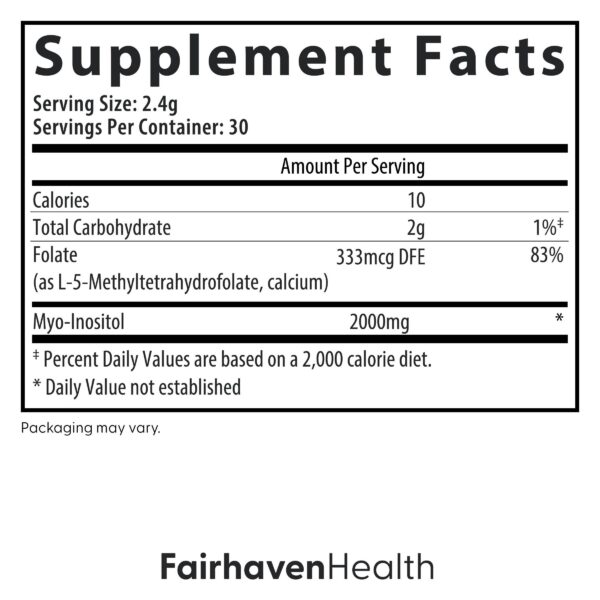 Contenido 2000 mg Mio-Inositol