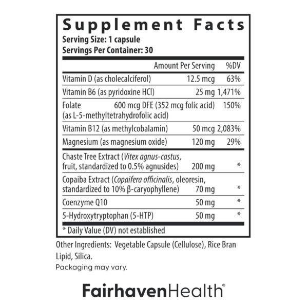 Etiqueta frontal detallada del PMS