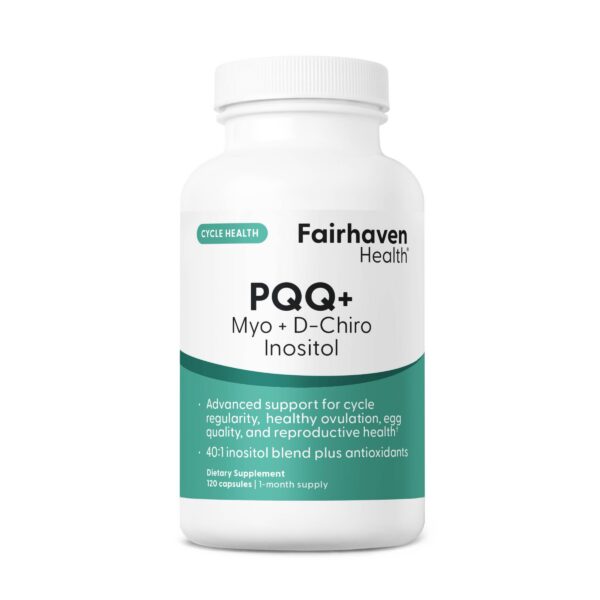Suplemento Fairhaven Health PQQ Plus Myo-inositol 120 cápsulas