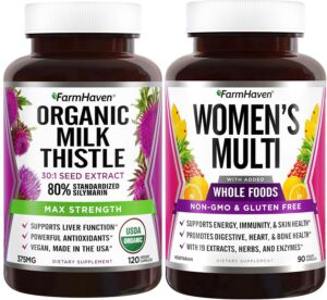 FarmHaven cápsulas multivitamínicas para mujeres envase