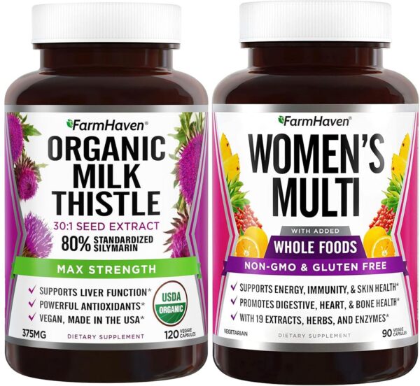 FarmHaven cápsulas multivitamínicas para mujeres envase