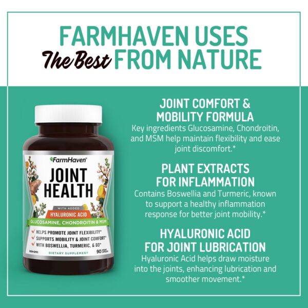 Etiqueta lateral del envase FarmHaven