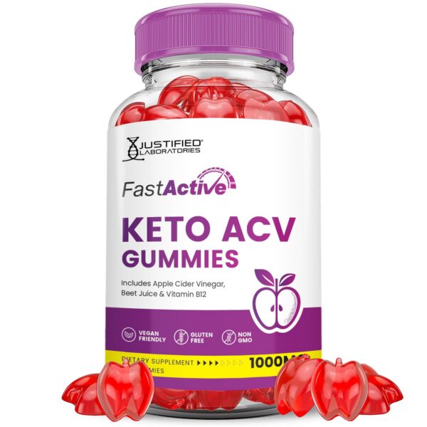 Fast Active gomitas Keto ACV 1000mg sabor delicioso veganas