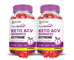 Version 1.0.0 Fast Active Keto ACV Gummies Extreme 2000mg paquete frontal