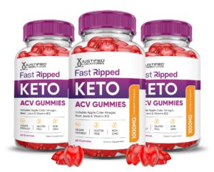 Fast Ripped Keto ACV gomas paquete 3 con vinagre de sidra y vitamina b12
