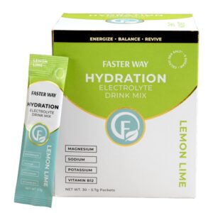 Producto FASTer Way Hydration sabor limón-lima frontal