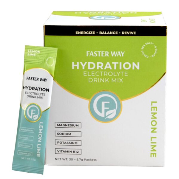 Producto FASTer Way Hydration sabor limón-lima frontal