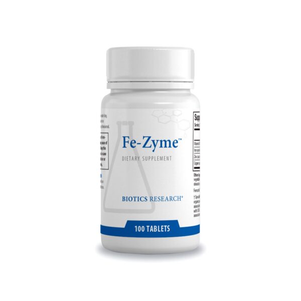 Fe-Zyme Fe-Zyme hierro 25 mg tabletas frontal