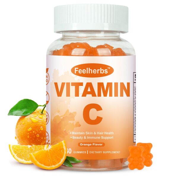 Frente del envase Feelherbs vitamina C gomitas