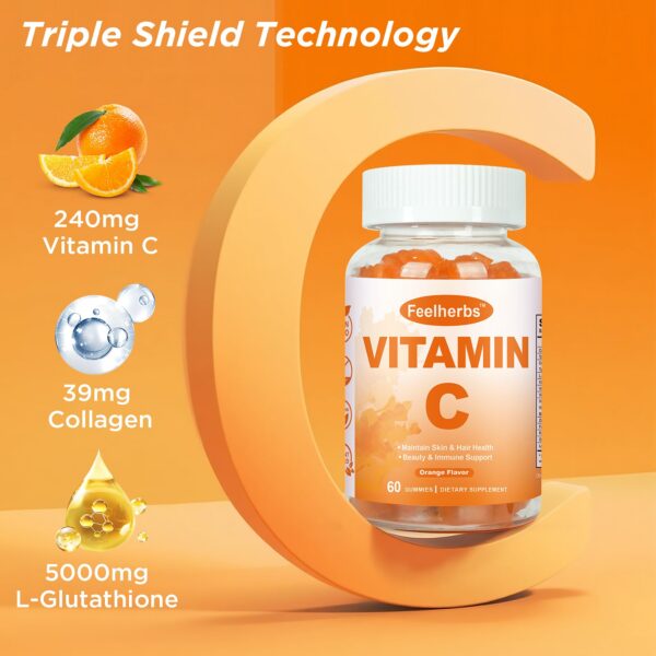 Etiqueta frontal de Feelherbs gomitas