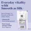 Etiqueta y frasco de Femininity Smooth as Silk+