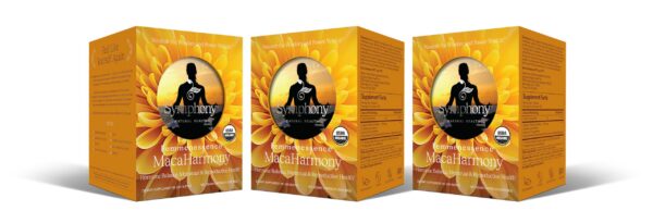 Frente de la caja Femmenessence MacaHarmony