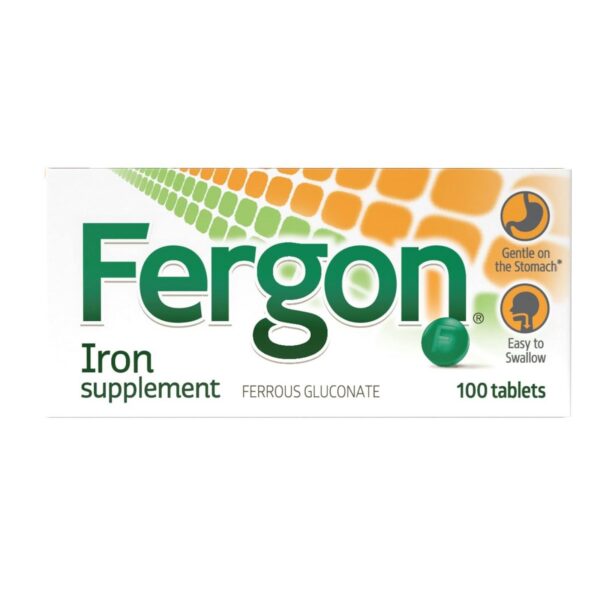 Tabletas Fergon High Potency Iron en blister