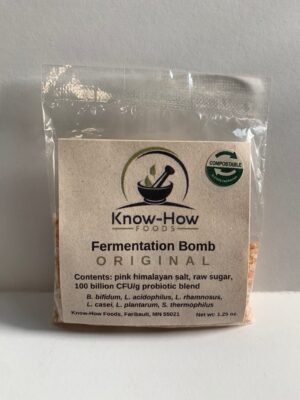 Fermentation Bomb Know-How Foods mezcla probiótica fermentación