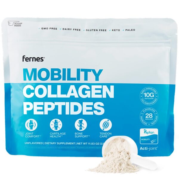 Frente del envase de Fernes Mobility Collagen Peptides