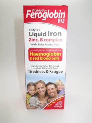Version 1.0.0 Frasco Feroglobin Vitabiotics Hierro líquido con B12