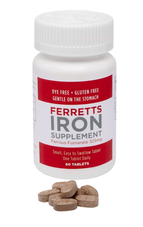 Etiqueta de Ferretts Hierro 106 mg