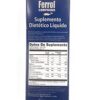 Etiqueta frontal de Ferrol líquido suplemento