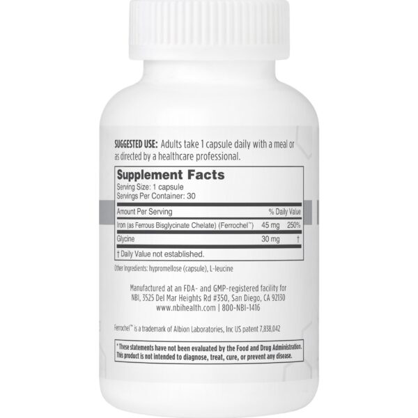 Etiqueta del frasco FerroSolve