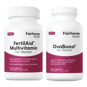 FertilAid y Ovaboost envase frontal