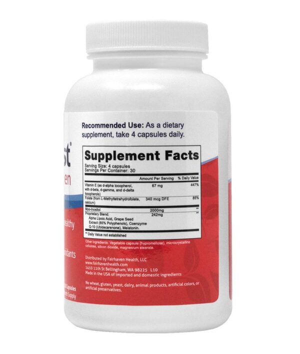 Dos frascos de Ovaboost y FertilAid