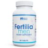 Fertilia Men frasco con tabletas y etiqueta