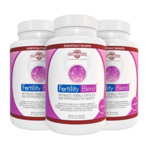 Version 1.0.0 Frasco frontal Fertility Blend para mujeres