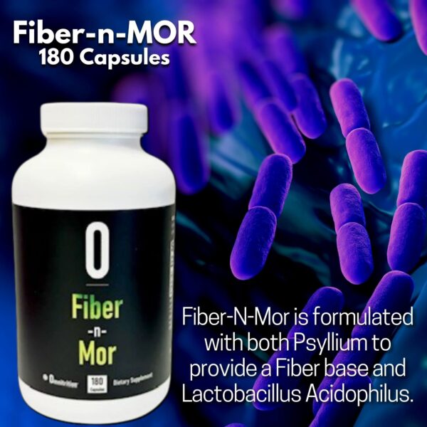 Fiber n Mor cápsulas para salud digestiva Omnitrition