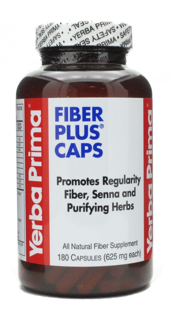 Fiber Plus Yerba Prima 180 cápsulas paquete doble