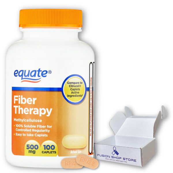 Version 1.0.0 Fiber Therapy Metilcelulosa suplemento digestivo frasco frontal