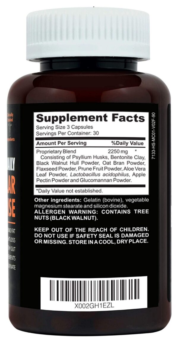 Version 1.0.0 Fibra herbal avanzada para limpieza digestiva y energía