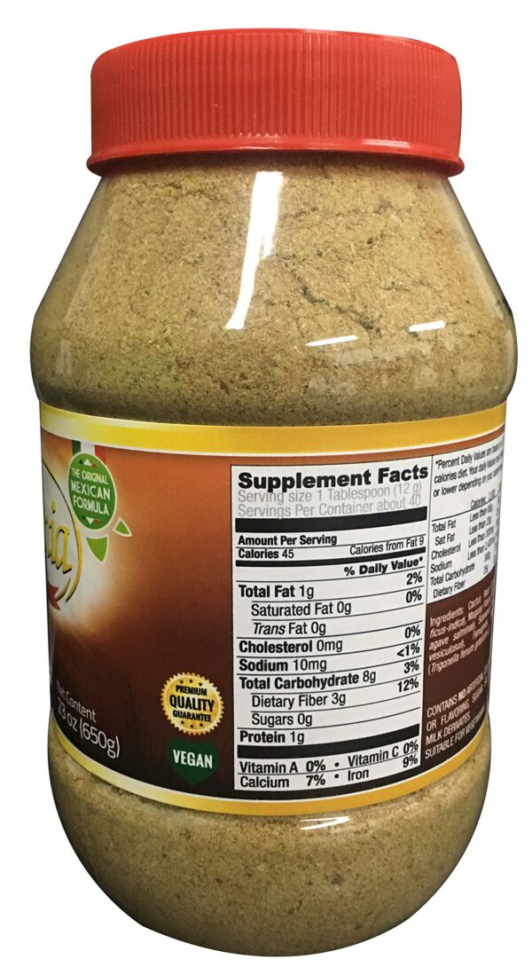 Fibra Kania ingredientes naturales fenogreco cactus maguey algas