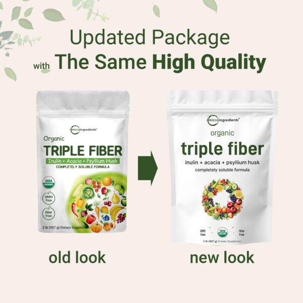 Fibra soluble orgánica para salud intestinal y control de hambre