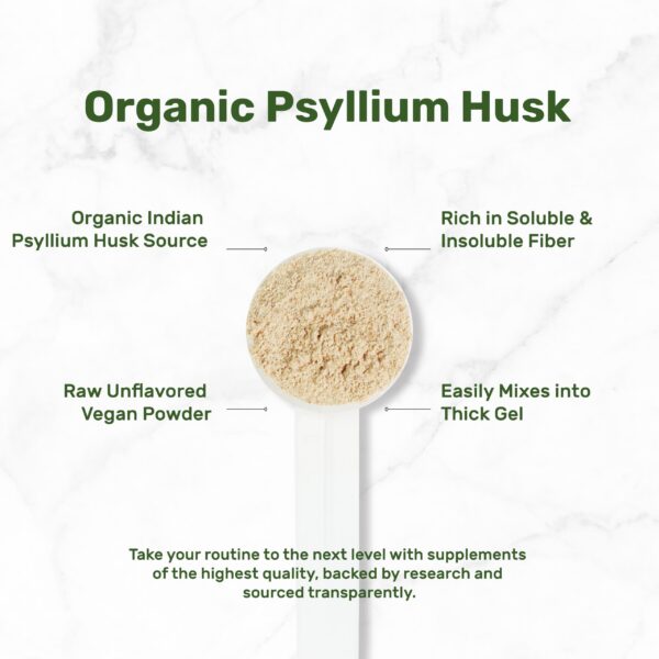 Fibra soluble de cáscara de psyllium para apoyo intestinal