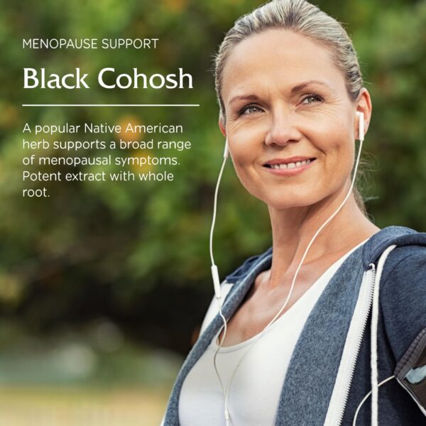 Ficha técnica suplemento cohosh negro Vitanica formato cápsulas