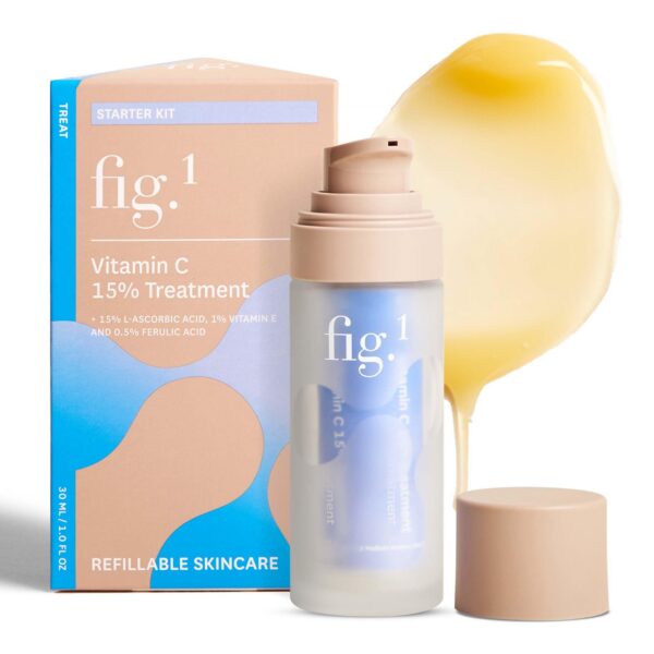 Fig.1 Vitamina C 15% serum frontal