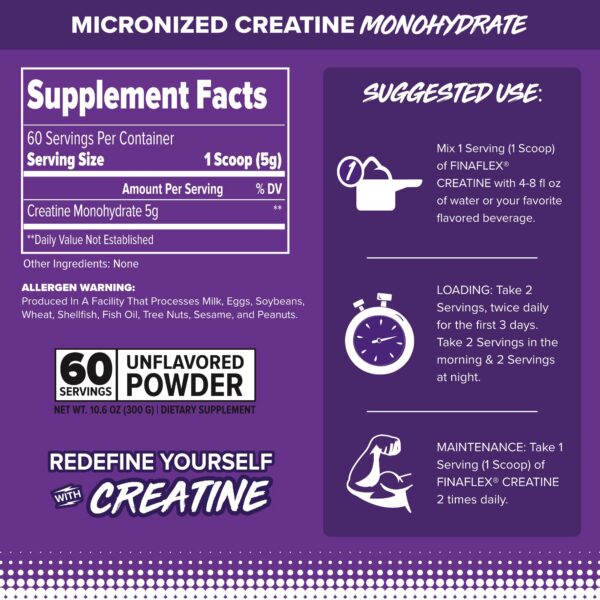 Version 1.0.0 Etiqueta nutricional FINAFLEX Creatine